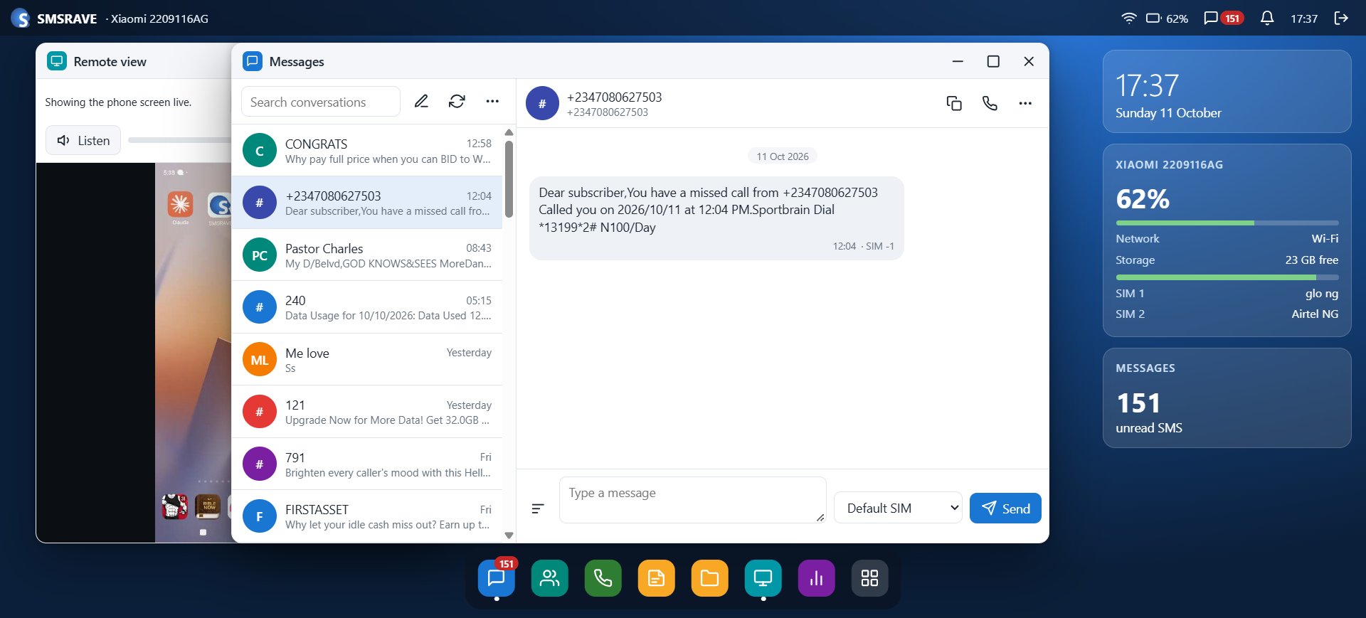 Unified message inbox
